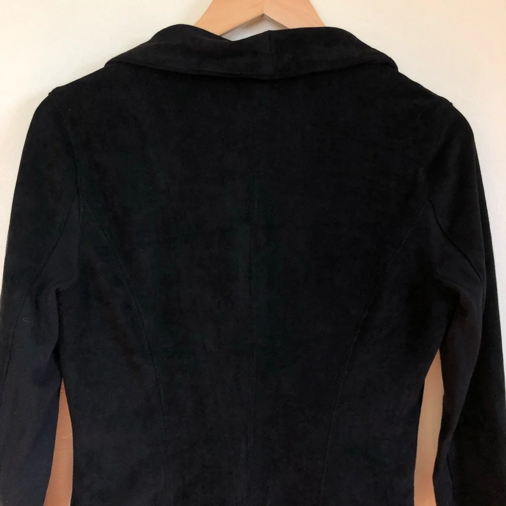 blank nyc | black legendary jacket zippered jacket small - Picture 5 of 8